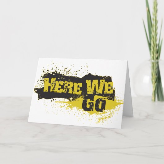 さあ行こう カード (正面)