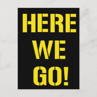 さあ行こう ポストカード