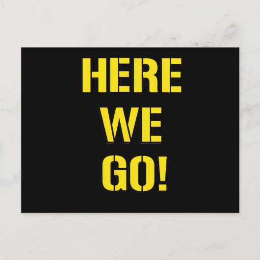 さあ行こう ポストカード (正面)