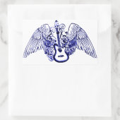 さあ行こう、ロックンロール_ 長方形シール (バッグ)