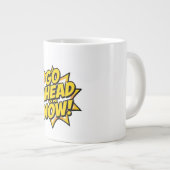 さあ進もう ジャンボコーヒーマグカップ (正面右)