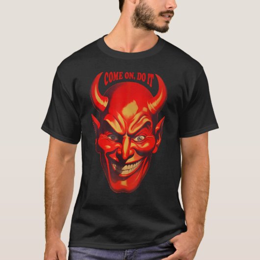さあ やって サタン Tシャツ (正面)