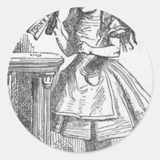 さあ、不思議の国のアリス ラウンドシール