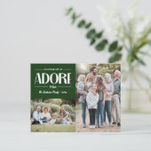 さあ、主を崇めよう 緑のクリスマス 2 写真 シーズンポストカード (スタンド正面)