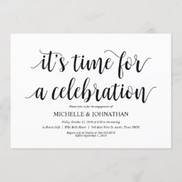 さあ、祝婚約パーティ招待状 招待状