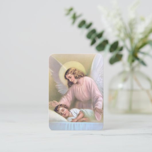 さあ、私は天使を子供と一緒に眠らせようと思った 名刺 (スタンド正面)