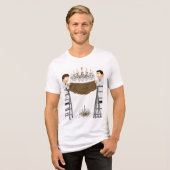 "さあ、覚悟しろ" トライブレンドTシャツ (正面全面)