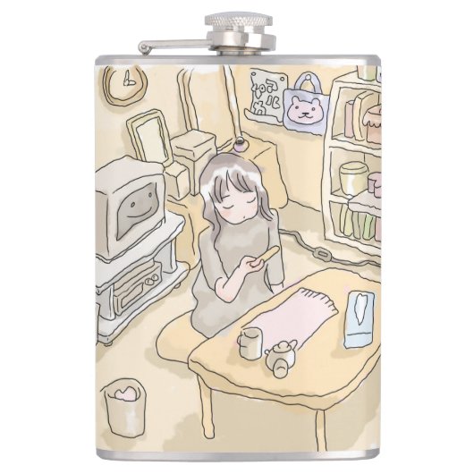 さいくくじ　お部屋 フラスク (正面)