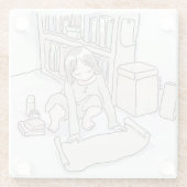 さいくにじ ガラスコースター (裏面)