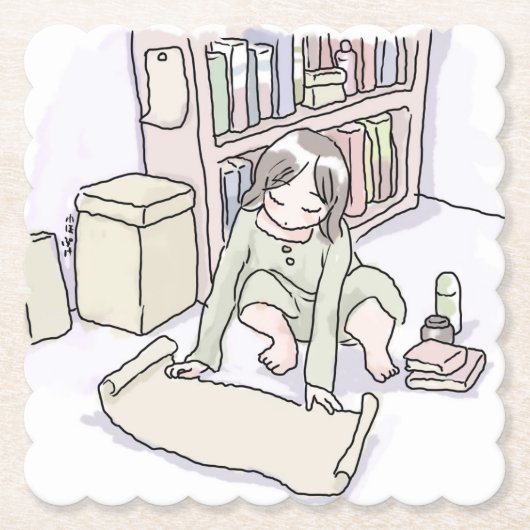 さいくにじ ペーパーコースター (正面)