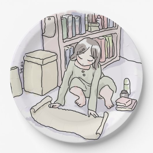 さいくにじ ペーパープレート (正面)