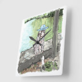 さいれなじ スクエア壁時計 (傾斜)