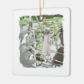 さいれにじ セラミックオーナメント (左)