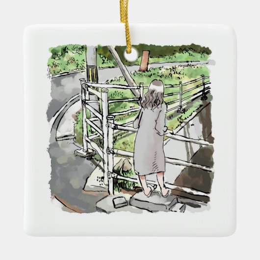 さいれにじ セラミックオーナメント (正面)