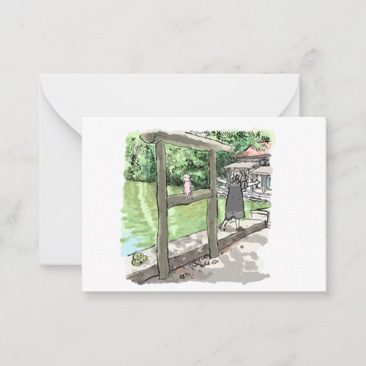 さいれむじ ノートカード (正面)