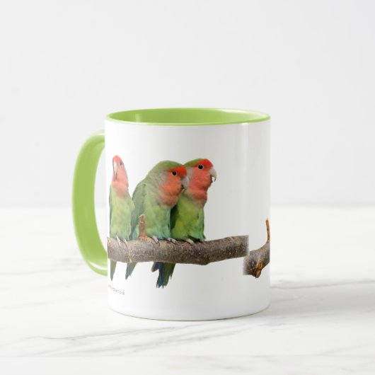さえずりのトリオのマグ マグカップ (正面左)