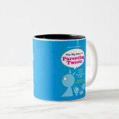 さえずりのマグの大きい本 ツートーンマグカップ (正面右)