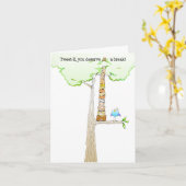 さえずりのE. Doodleのメッセージカード カード (黄色い花)