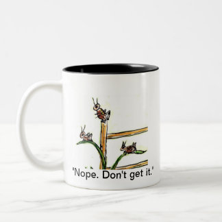 さえずるコオロギ ツートーンマグカップ