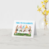 さえ格言はあなたの祝誕生日を望む カード (黄色い花)