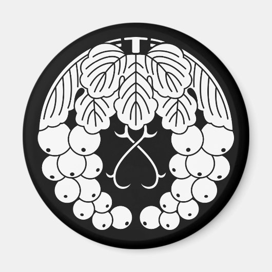 さがりぶどう マグネット (正面)