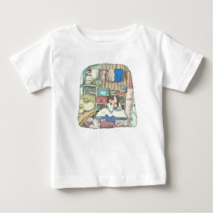 さくいさじ ベビーTシャツ