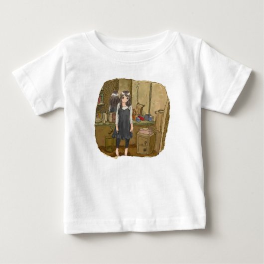 さくいしじ ベビーTシャツ (正面)