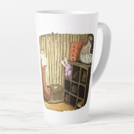 さくいむじ カフェラテマグ (右アングル)