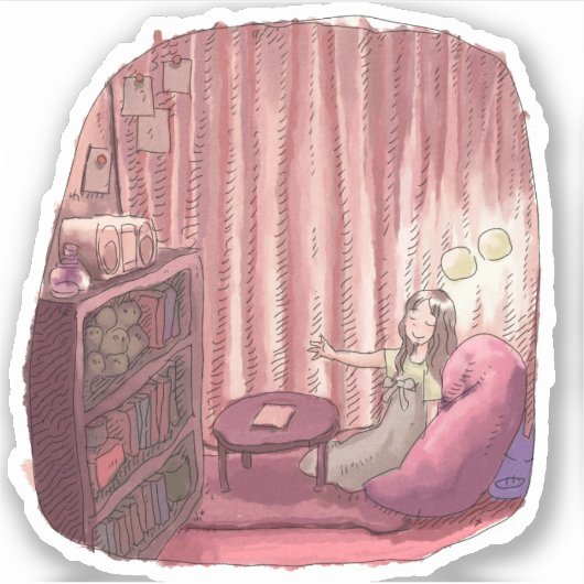 さくにくじ シール (正面)