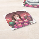 さくになじ スクエアペーパーコースター (アングル)