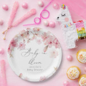 さくらお花見ベビーシャワー ペーパープレート (パーティー)
