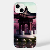 さくらさくらの花園神社池日本 Case-Mate iPhoneケース (裏面)