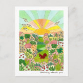 さくらちゃんのサンライズガーデン あなたのことを想って ポストカード (正面)