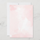 さくらちゃん1歳の誕生日パーティー招待状 招待状 (裏面)