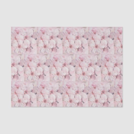 さくらと音符のティッシュペーパー 薄葉紙 (正面)