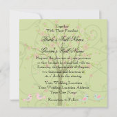 さくらと鳥の広場 結婚式招待状 招待状 (裏面)