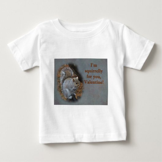 さくらのバレンタインカード ベビーTシャツ (正面)