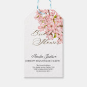 さくらの喜び ブライダルシャワーの招待状 ギフトタグ (正面)