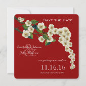 さくらの枝 Save the Date 招待状 (正面)