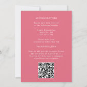 さくらの花びらが舞うパステルガーデンパーティーウェディング 招待状 (裏面)