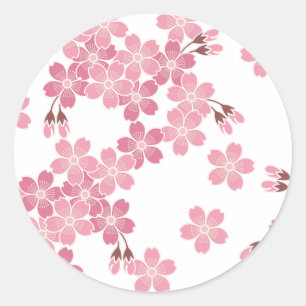 さくらの花 ラウンドシール