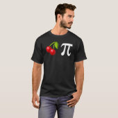 さくらんぼおもしろいパイ幸せパイ日算数先生 Tシャツ (正面フル)