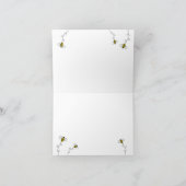 さくらんぼおよびのまわりに空白のノートカード カード (内部)