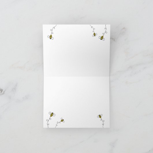 さくらんぼおよびのまわりに空白のノートカード カード (内部)