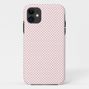 さくらんぼかわいい赤いフルーツパターン iPhone 11 ケース