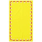 さくらんぼかわいこちゃんパイキッド誕生日 テーブルクロス (正面)