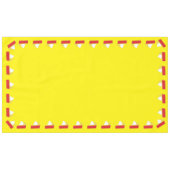 さくらんぼかわいこちゃんパイキッド誕生日 テーブルクロス (正面(横))