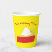 さくらんぼかわいこちゃんパイ誕生日パーティー 紙コップ (裏面)