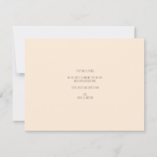 さくらんぼかわいらしフラムス桜ツリー引っ越しました カード (裏面)