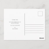 さくらんぼかわいらしフラムス桜ツリー引っ越しました ポストカード (裏面)